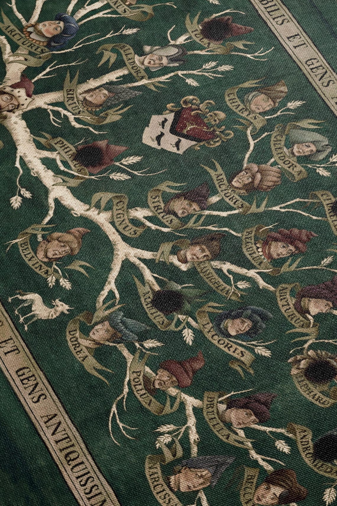 Wizard World Black Family Woven Blanket