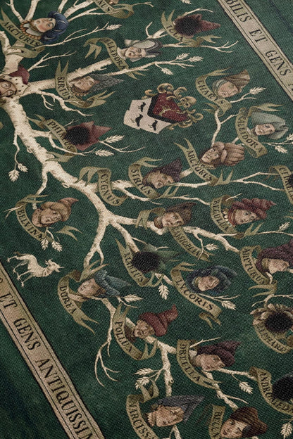 Wizard World Black Family Woven Blanket